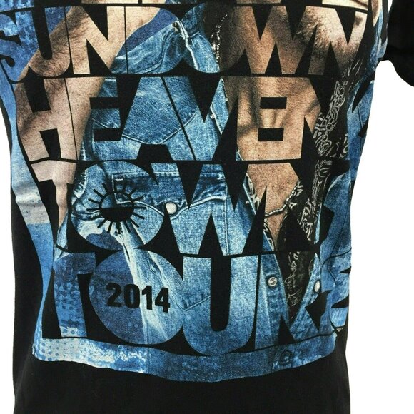Tim McGraw 2014 Tour T Shirt Unisex S Sundown Heaven Town Tour Black Crew Neck - Picture 11 of 12